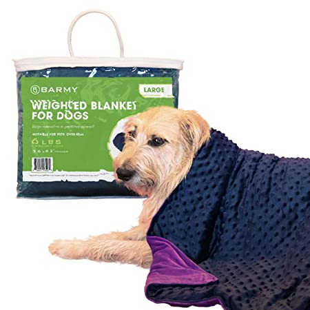 Barmy: Large 6lbs, Weighted Blanket for Dogs