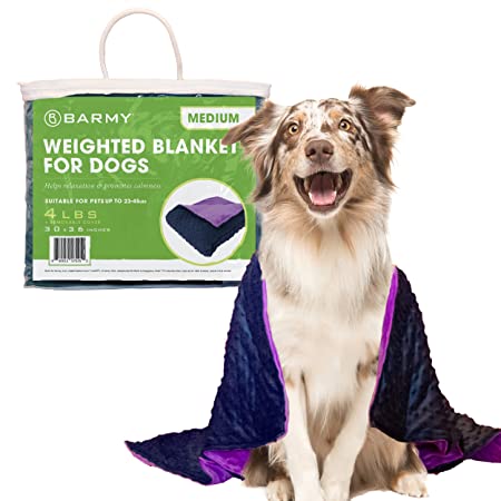 Barmy: Medium 4lbs, Weighted Blanket for Dogs